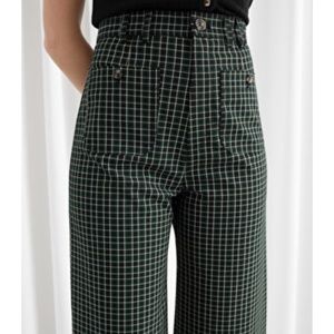 ISO 🛒 & other stories kick flare plaid trousers